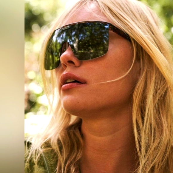 Anthropologie Renew Indescratchables Shield Sunglasses In Black | NWT - Picture 9 of 9